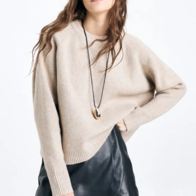 SWEATER MEILIN BEIGE — Maria Castana, Bahía Blanca