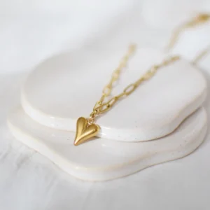 Collar Amore - Acero quirúrgico dorado