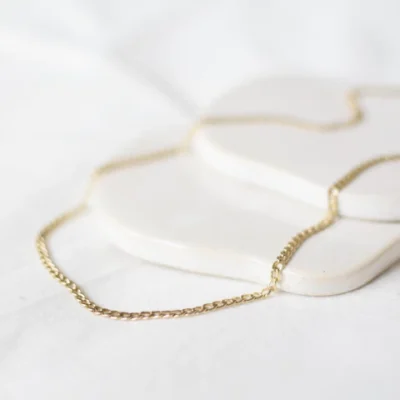 Collar Amore - Acero quirúrgico dorado