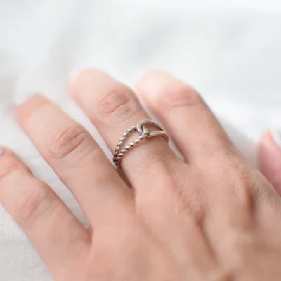 Anillo Atlas - Alpaca