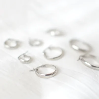 Argollas Pili - Plata 925