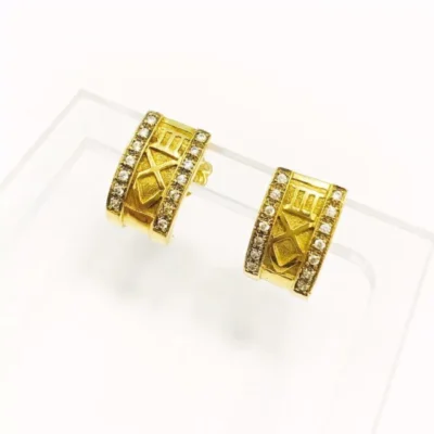 AROS CRIOLLOS 15MM ORO 18K