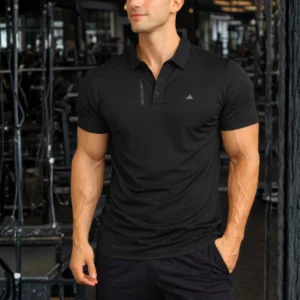 Chomba Manga Corta Hombre Urbano Deportivo Outdoor Premium Irun Spandex