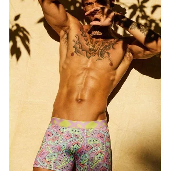 Boxer Algodón-Lycra Estampado Casette (291318)