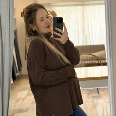 Sweater Merli - chocolate — Casa Blanca Showroom, Bahía Blanca