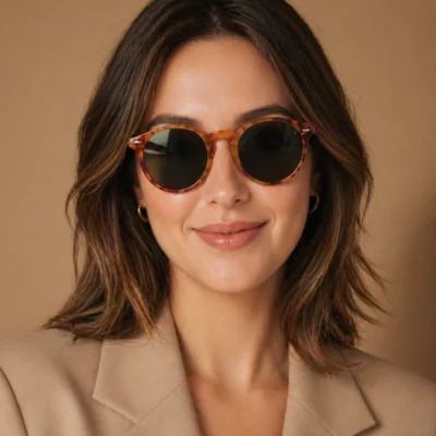 GAFAS CAOBA