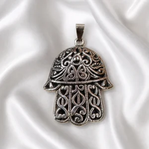 DIJE MANO DE FATIMA PLATA 925 42MM COD: K5953