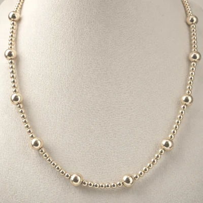 CADENA COLLAR BOLITAS DE PLATA 925 45CM COD: 5847