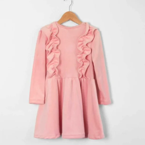 Vestido plush rosa #544