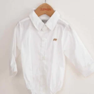 Bodycamisa poplin blanca #5099 — El Principito Bahia, Bahía Blanca