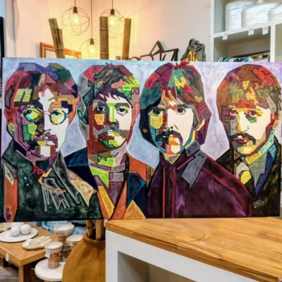 CUADRO THE BEATLES — Maiz Deco, Bahía Blanca