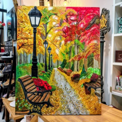 CUADRO PAISAJE 90X70CM — Maiz Deco, Bahía Blanca