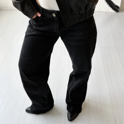 Jean tiro bajo wide leg PLAC — Cattley Shoes, Bahía Blanca