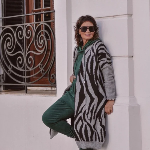 Sacón MARGALI gris negro