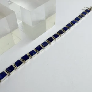 PULSERA LAPIASLAZULI DE CHILE TIPO TENIS