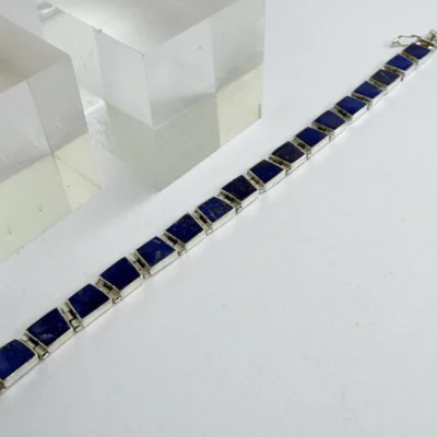 PULSERA LAPIASLAZULI DE CHILE TIPO TENIS