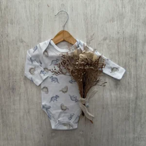 BODY RAYADO DINOS CELESTE — Oli Baby, Bahía Blanca