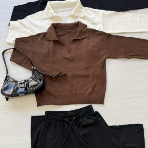 Sweater de bremer cuello chomba (4 colores)
