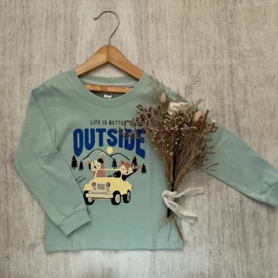 REMERA OUTSIDE PISTACHO