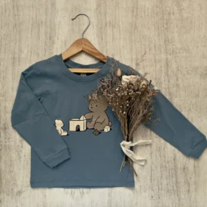 REMERA OSITOS AZUL