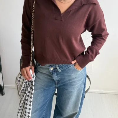 Sweater de bremer cuello chomba (4 colores)