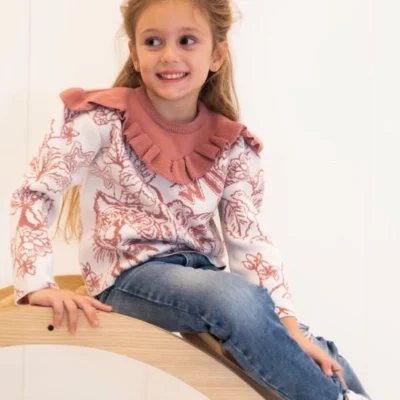 Sweater TOILE crudo • rosa