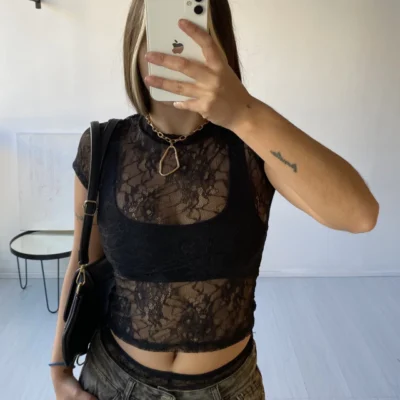 Short de encaje premium
