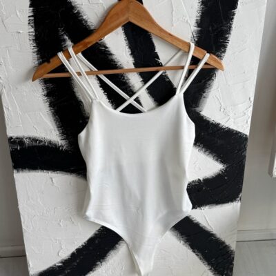 Body de lycra tiras cruzadas — Cattley Shoes, Bahía Blanca