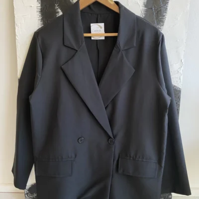 Blazer oversize con hombreras