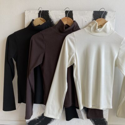 Polera de morley de algodón (3 colores)