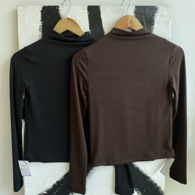 Media polera de modal (2 colores)