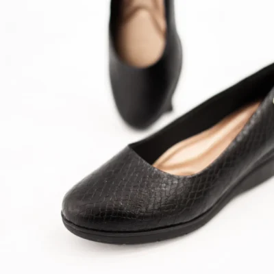 117115-1 Piccadilly Zapato Negro Croco