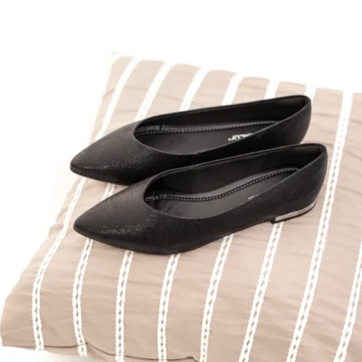 274054-144T Piccadilly Chatita Negro con Brillo