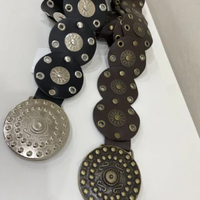 Cinto faja ecocuero con hebilla — Cattley Shoes, Bahía Blanca