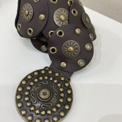 Cinto faja ecocuero con hebilla — Cattley Shoes, Bahía Blanca