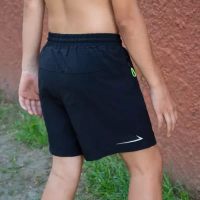 Short negro niño deportivo liso urban spirid