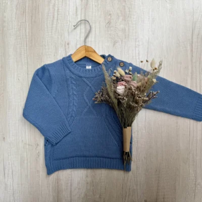 SWEATER DE LANA TEJIDO BOLSILLO AERO