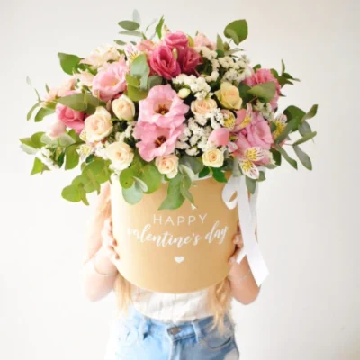Flower box redonda mediana