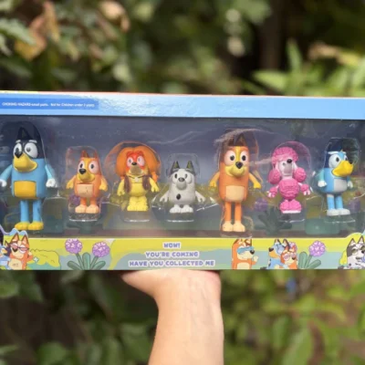 Set 7 Figuras Bluey | Family & Friends Pack