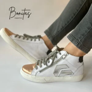 Zapatilla Irene blanca art 483