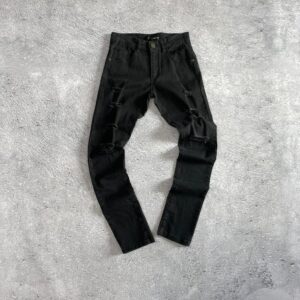 Jean Skinny Negro con Roturas - Estilo y Comodidad