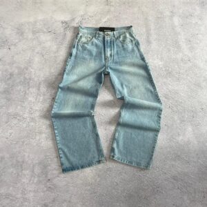 Jean Baggy Gastado con Detalles y Prelavado - Talles 38-48