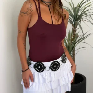 Pollera con short