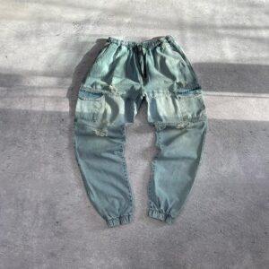 Jogger Cargo Xavi Mom con Prelavado y Detalles Gastados