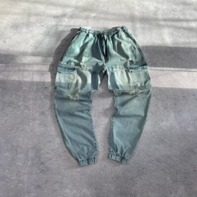 Jogger Cargo Xavi Mom con Prelavado y Detalles Gastados