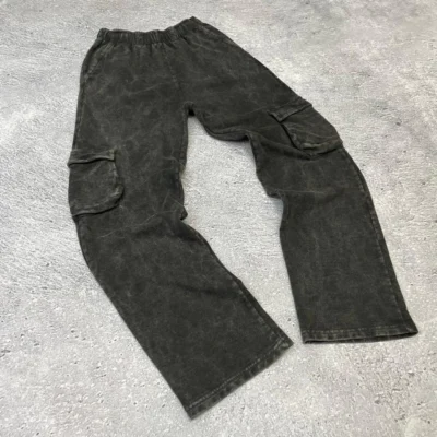 Joggin Baggy Cargo Washed de Algodón Premium