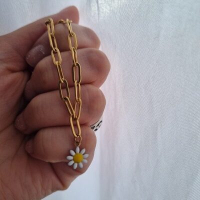 Pulsera flor Ad — Anacletta Accesorios, Bahía Blanca