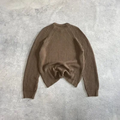 Sweater Punto Perlé de Hilo Prelavado, Corte Regular