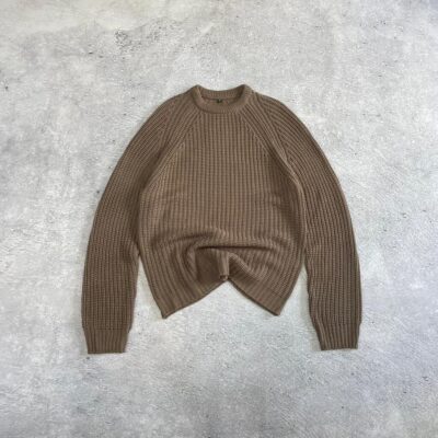 Sweater Punto Perlé de Hilo Prelavado, Corte Regular