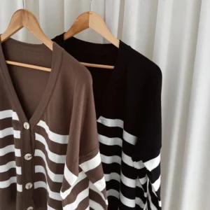 Cardigan rayado